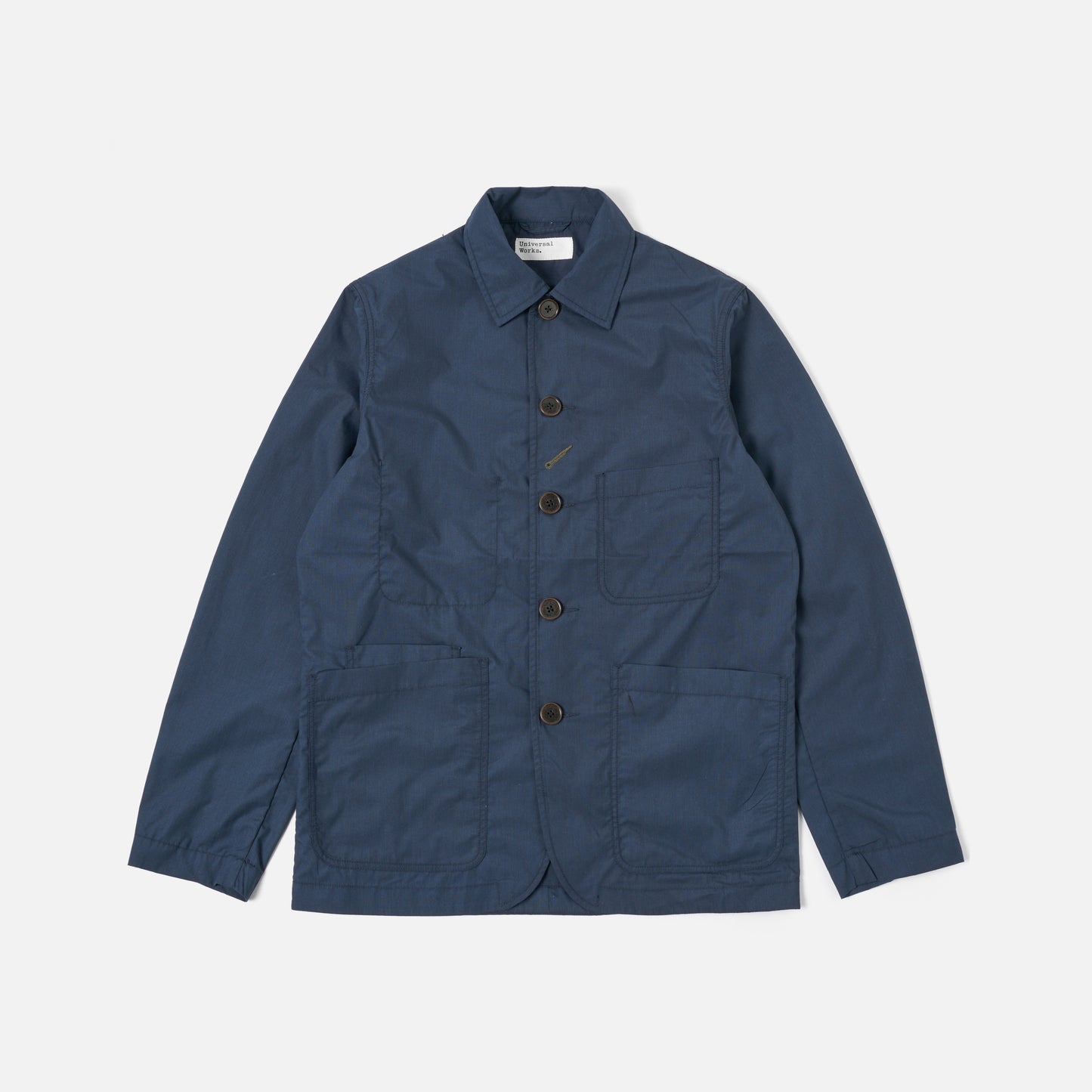 Recycled Poly Tech Bakers Jacket, Navy