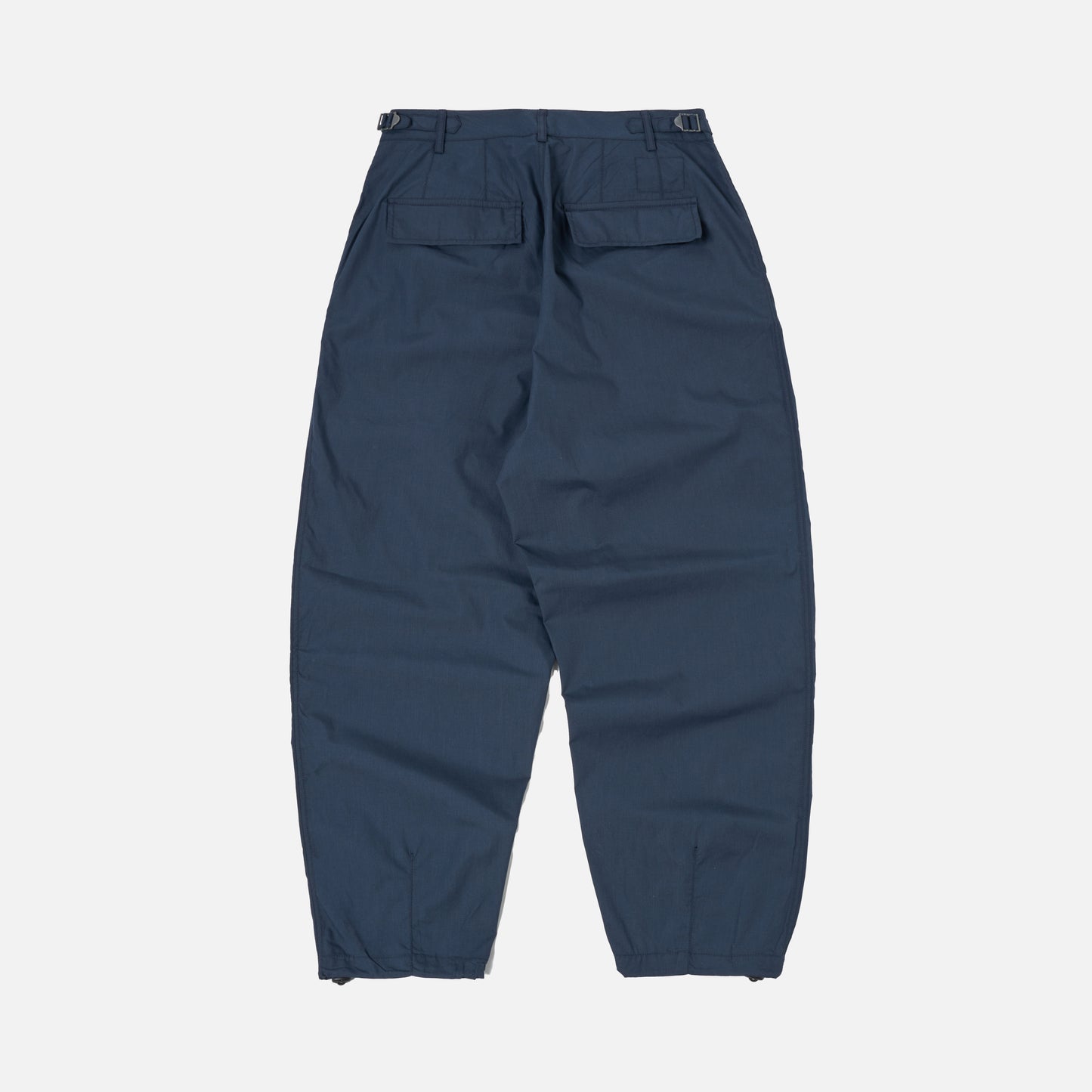 Recycled Poly Tech Loose Pilot Trousers, Navy