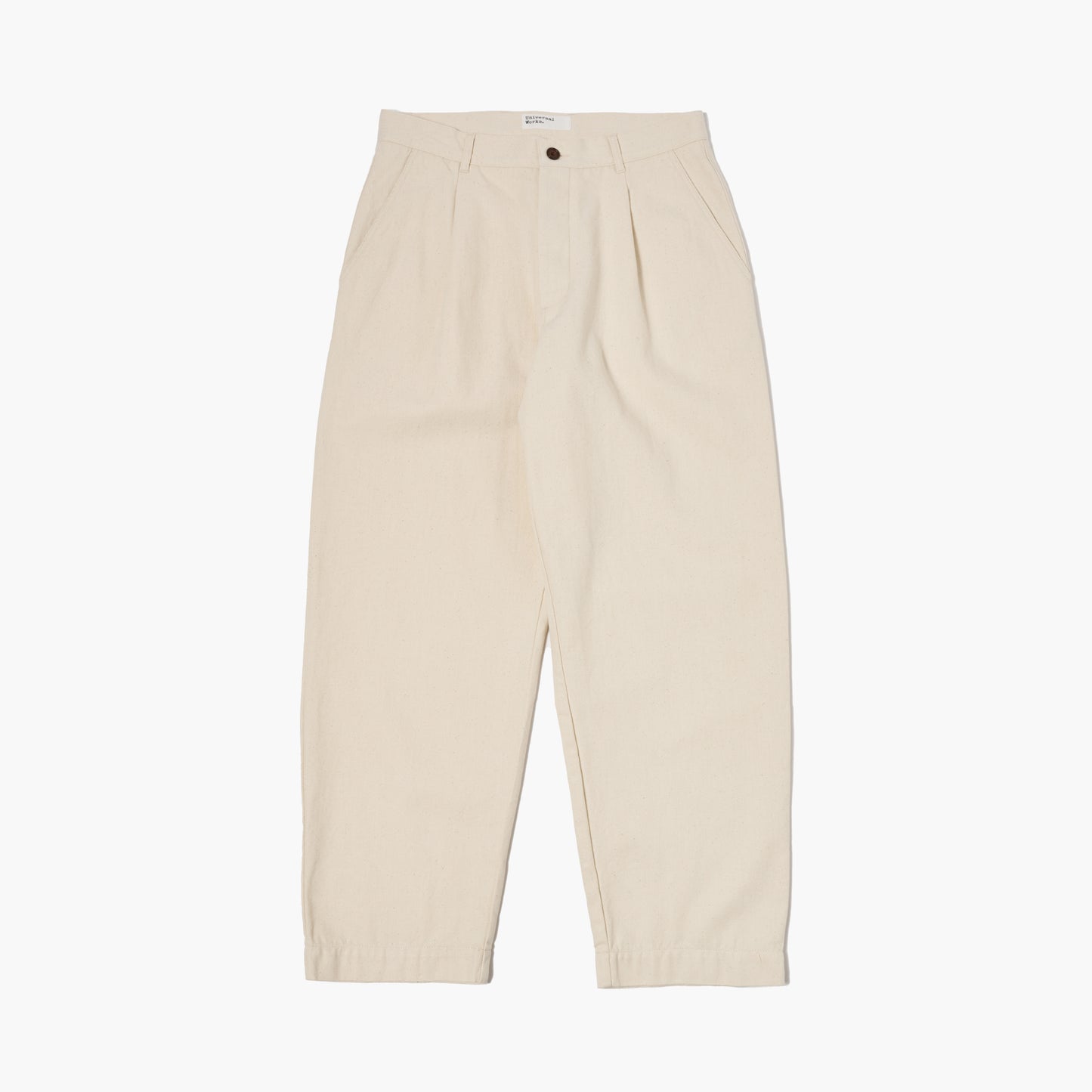 Recycled Cotton Duke Pant, Ecru