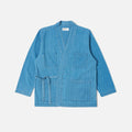 Herringbone Recycled Kyoto Work Jacket, Washed Indigo