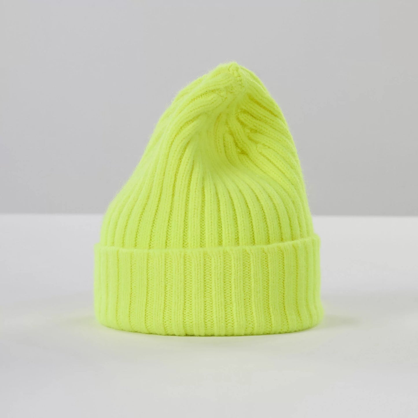 Large Beanie, Fluo Yellow