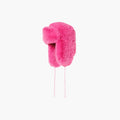 Cher Fluffy Aviator Hat, Passion Pink