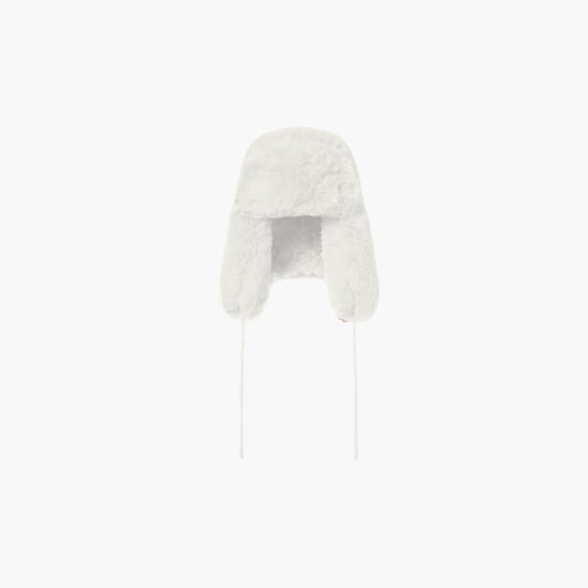 Cher Fluffy Aviator Hat, Cream