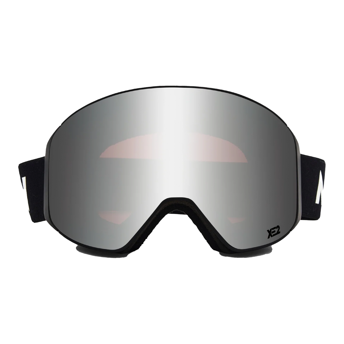 Clear XE2 Goggles, Black with Silver