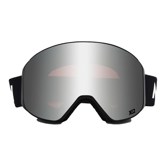 Clear XE2 Goggles, Black with Silver