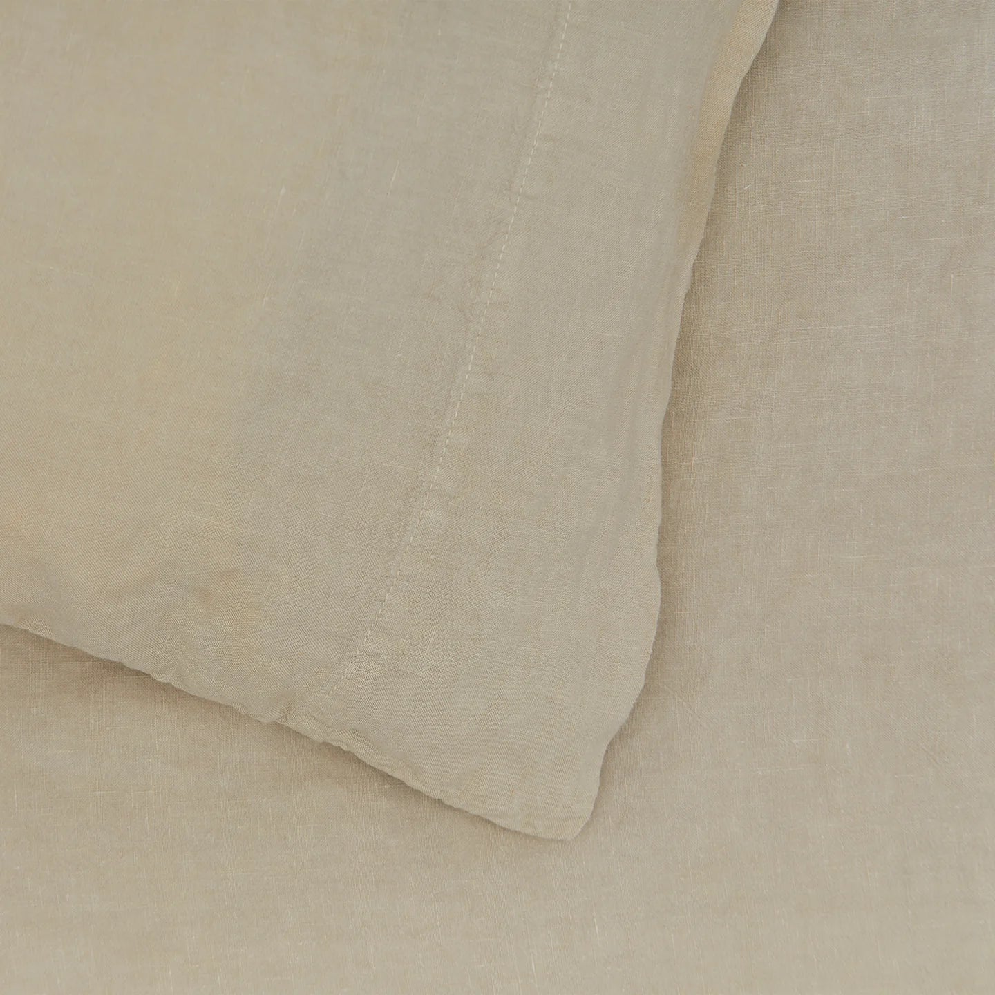 Standard Linen Pillow Case, Flax