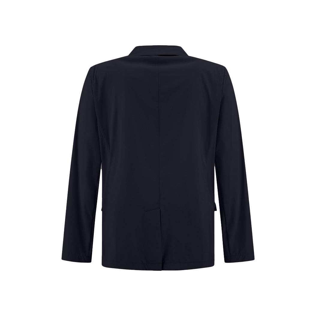 M Laminar Matte Finish Blazer, Navy