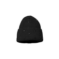 A Dream Beanie, Black by Goldbergh adorned with small decorative black beads scattered across its surface.