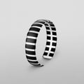 Helena Striped Bangle Medium