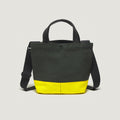 New York Tote Small, Special Edition: Forest Green/Yellow