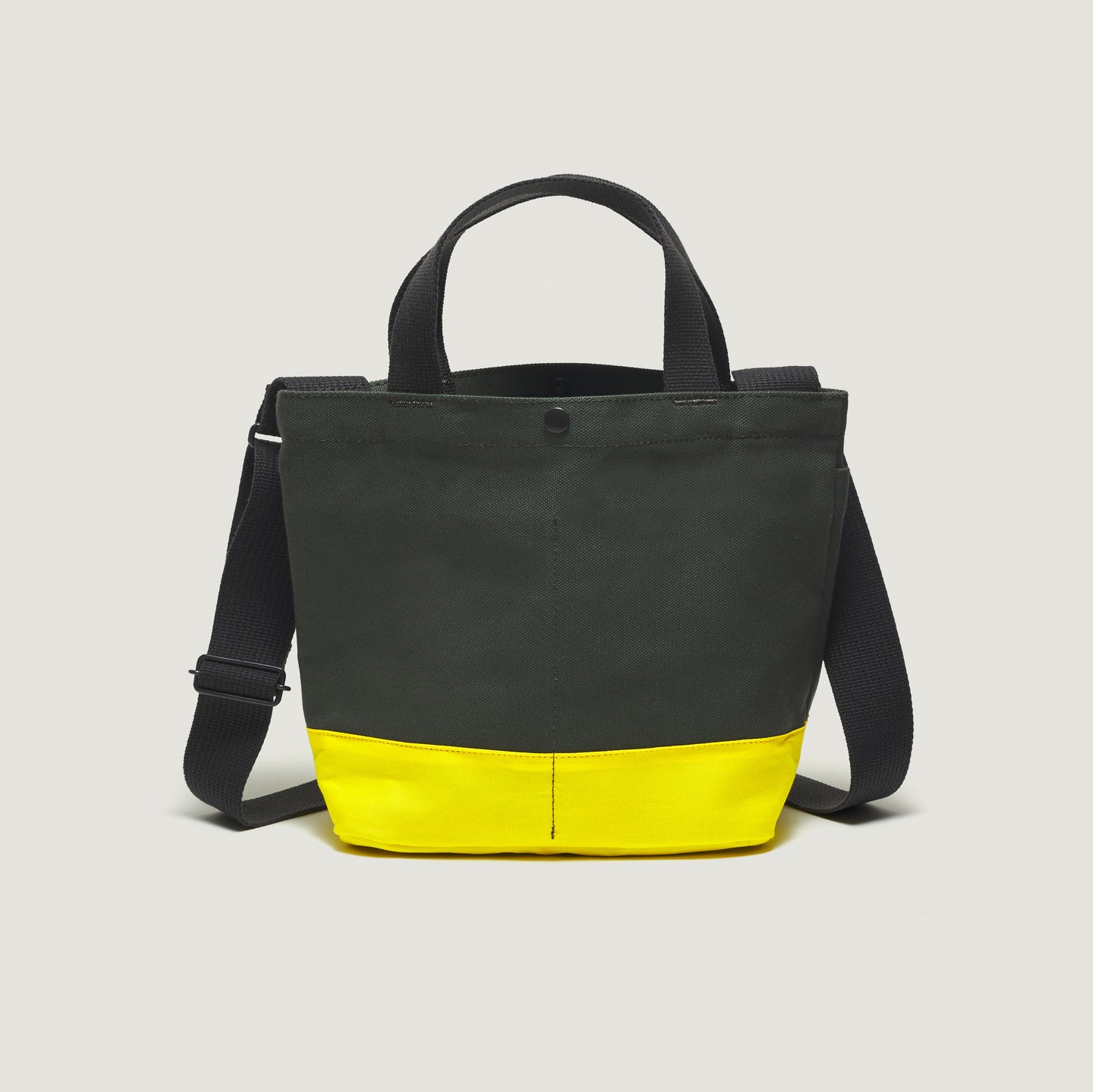 New York Tote Small, Special Edition: Forest Green/Yellow