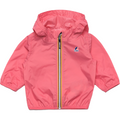 K Le Vrai 3.0 Claudine, Pink MD by K-Way with a zipper down the front, small logo on the left chest, and water-repellent material to keep you dry in unexpected showers.