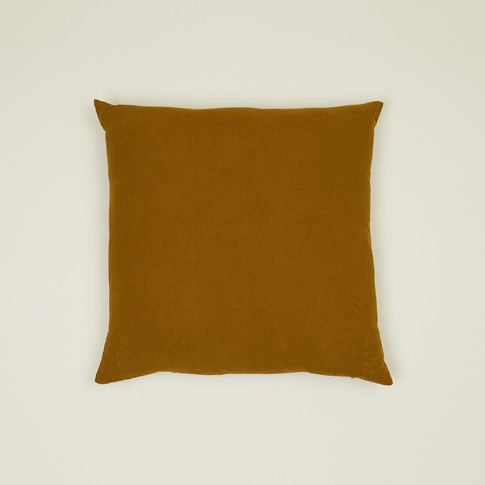 Simple Linen Pillow 22x22, Bronze