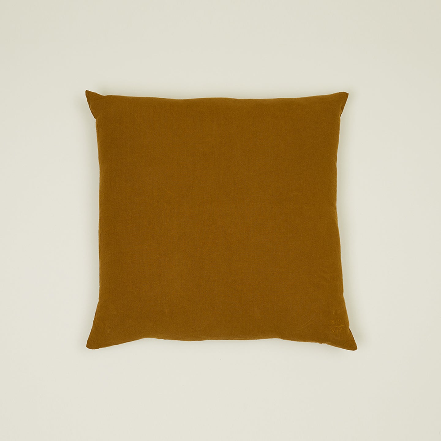 Simple Linen Pillow 22x22, Bronze