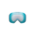 Oakley's Flight Deck Goggles, with their blue-tinted lenses and reflective finish, provide excellent clarity in snowy conditions. They feature Ridgelock Technology for seamless lens swapping compatibility.