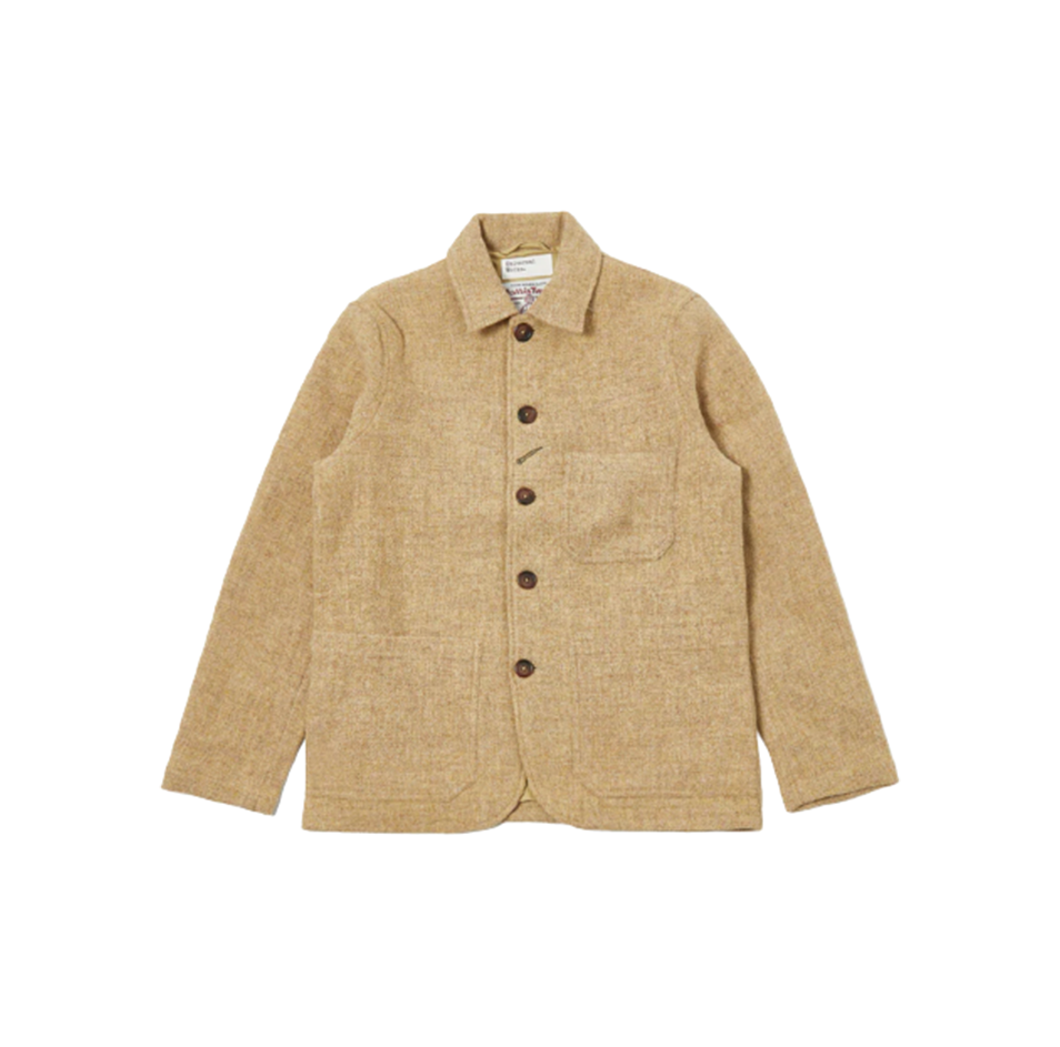 Bakers Chore Jacket, Harris Tweed Sand