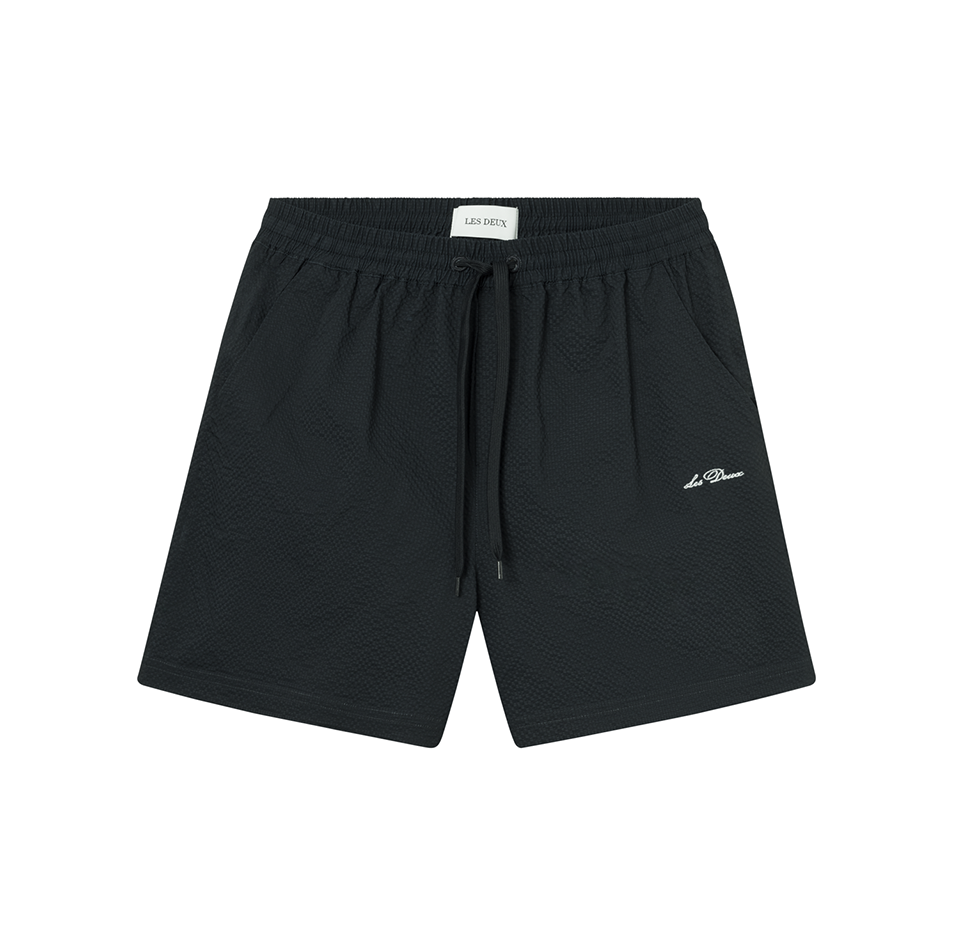 Stan Seersucker Swim Shorts 2.0, Dark Navy