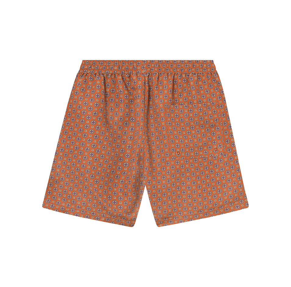 Stan AOP Swim Shorts 2.0, Terrocotta/Pineapple