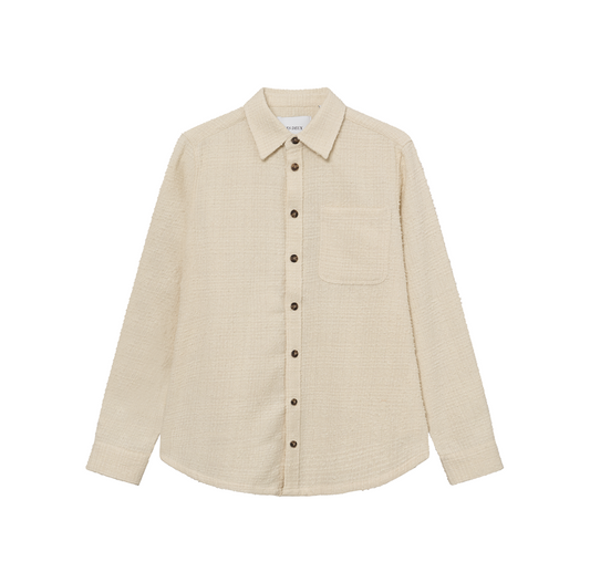 Kevin Boucle Shirt, Ivory