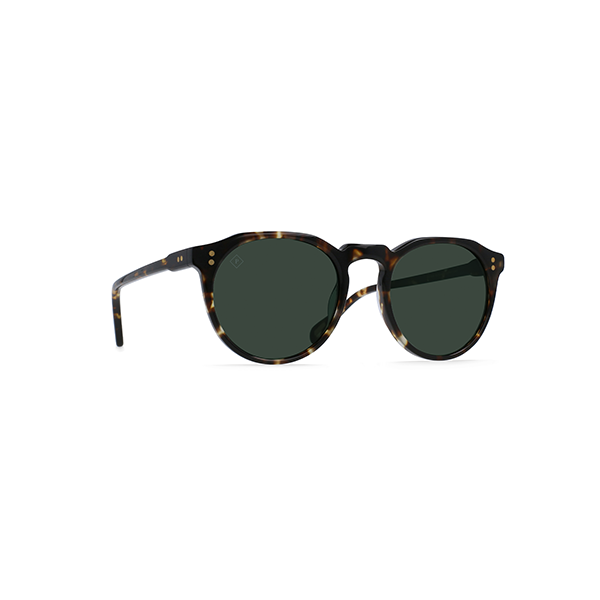 Remmy 49, Brindle Tortoise / Green Polarized