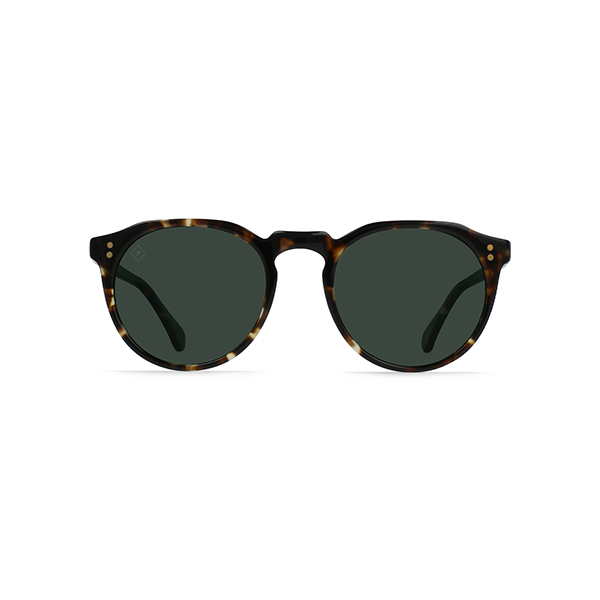 Remmy 49, Brindle Tortoise / Green Polarized