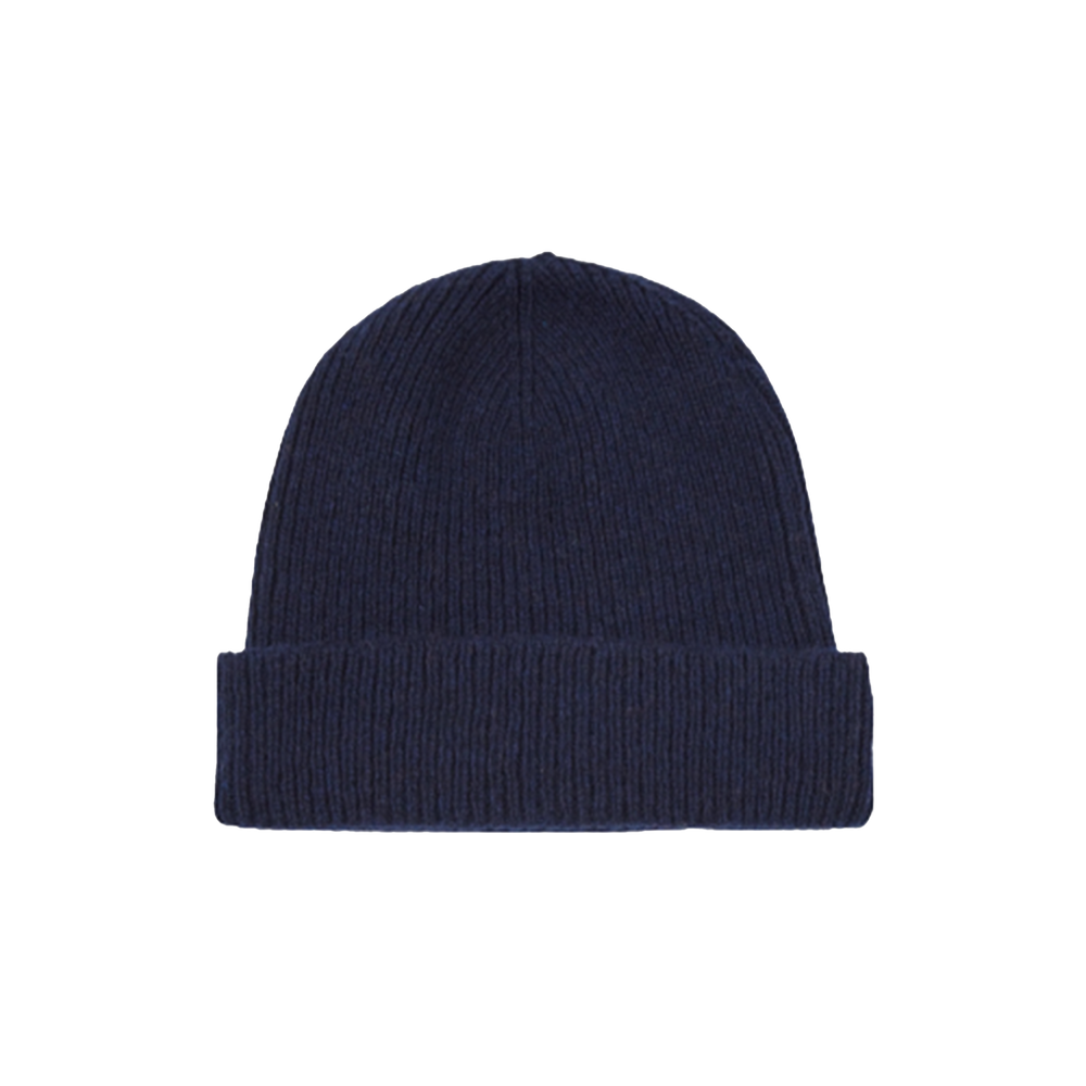 Wool Cashmere Watch Cap, Navy