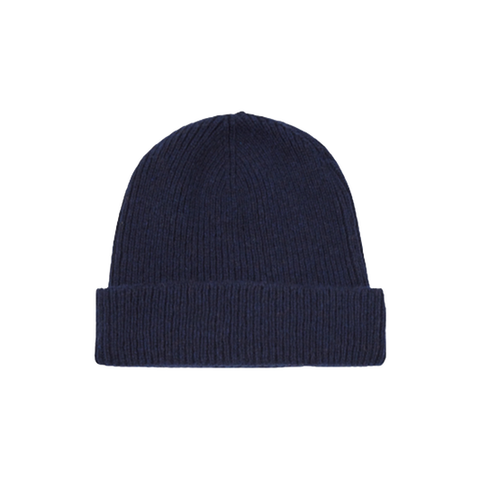 Wool Cashmere Watch Cap, Navy