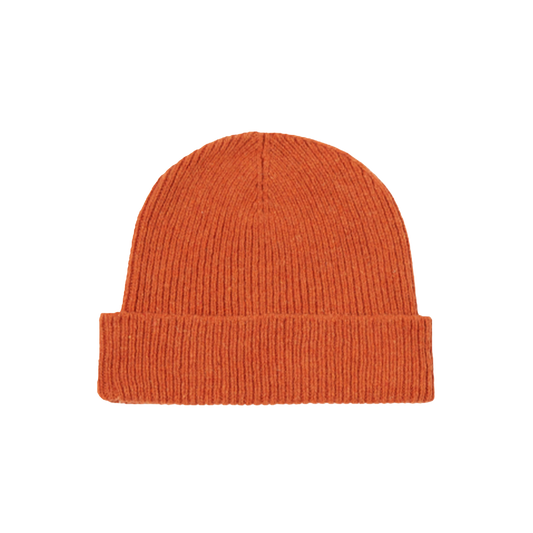 Wool Cashmere Watch Cap, Orange