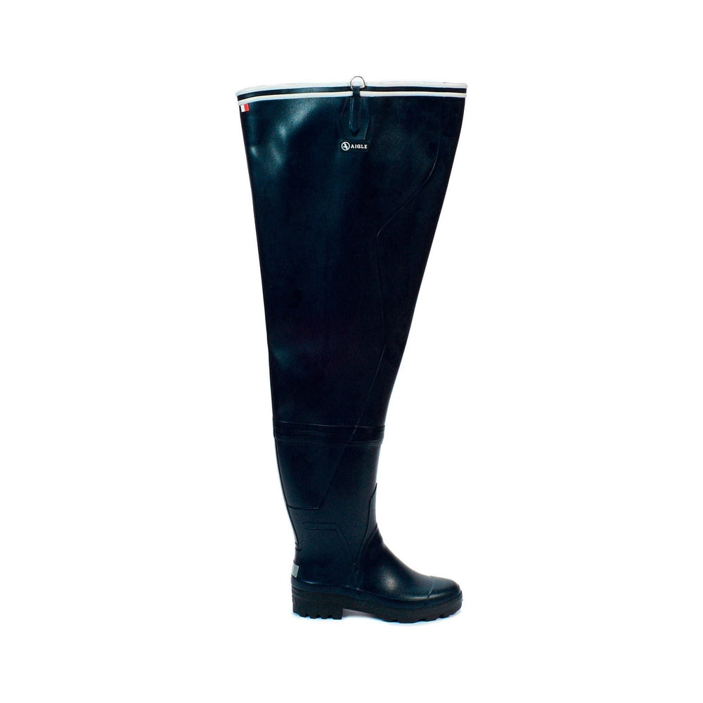 Aigle M Rain Boots M Brea Cuissardem Rubber Wader, New Marine