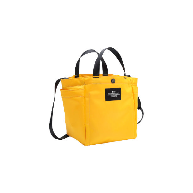 Small Side Pocket Tote, Yellow