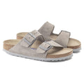 Birkenstock M Sandals Arizona SFB Sandal, Stone Coin Suede