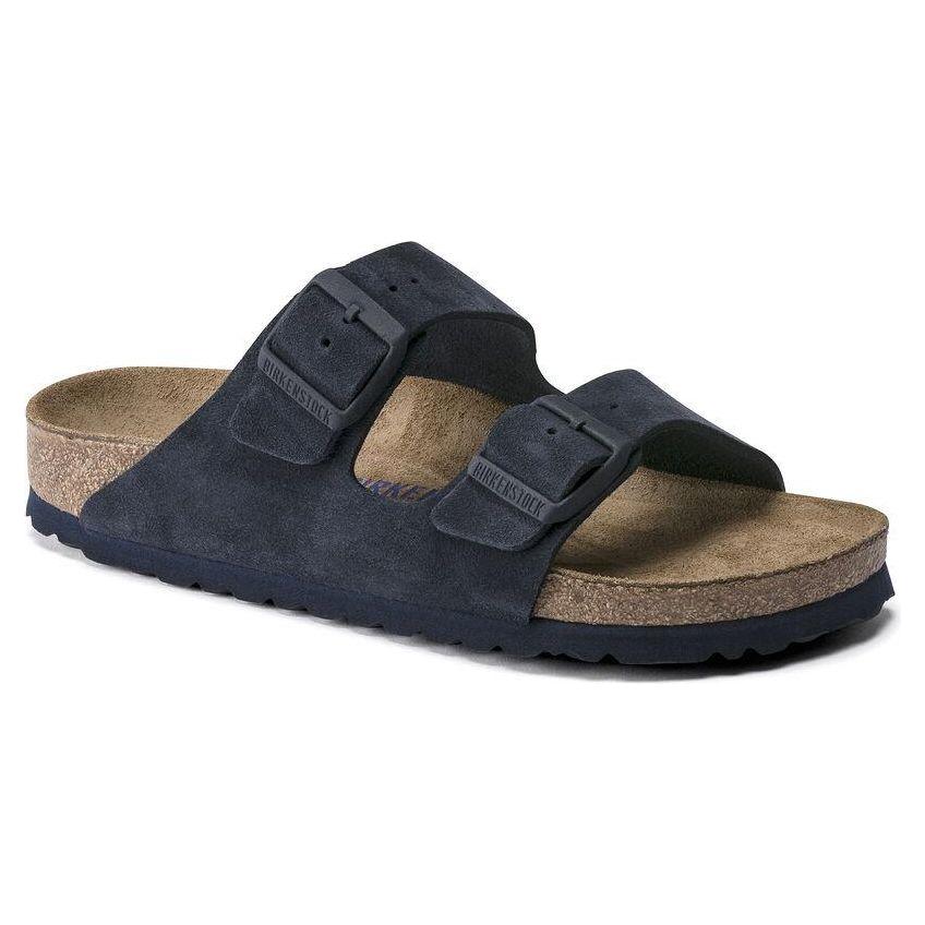 Birkenstock M Sandals M Arizona SFB, Navy Suede