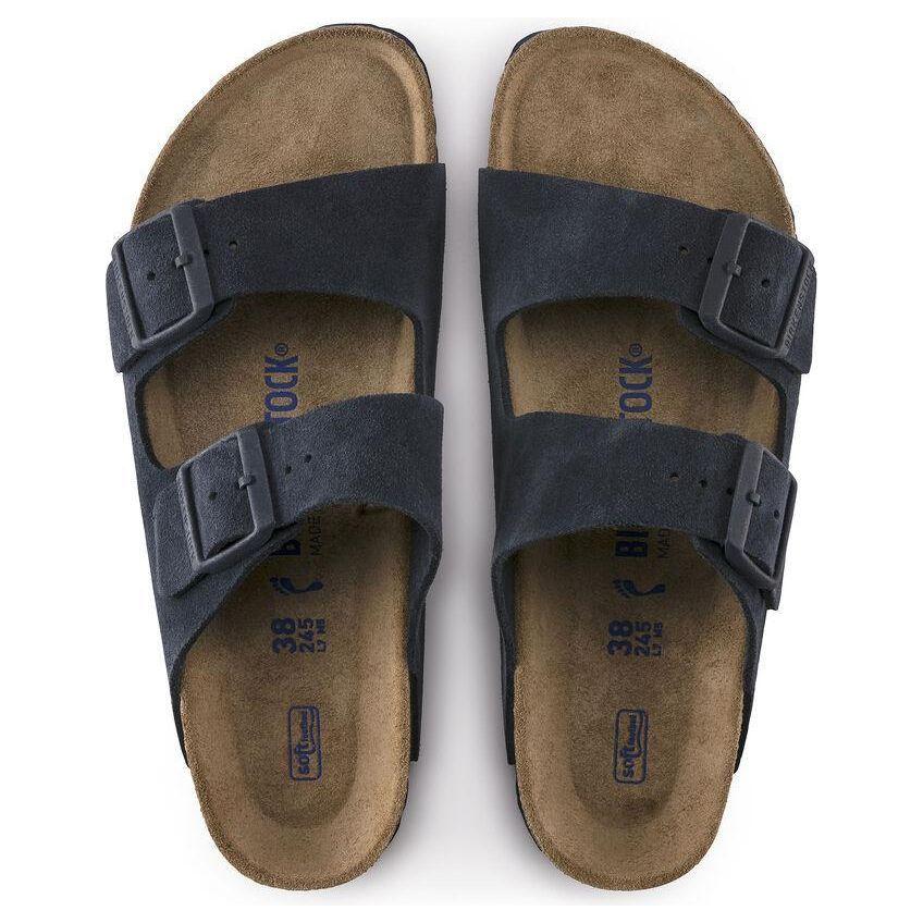 Birkenstock M Sandals M Arizona SFB, Navy Suede