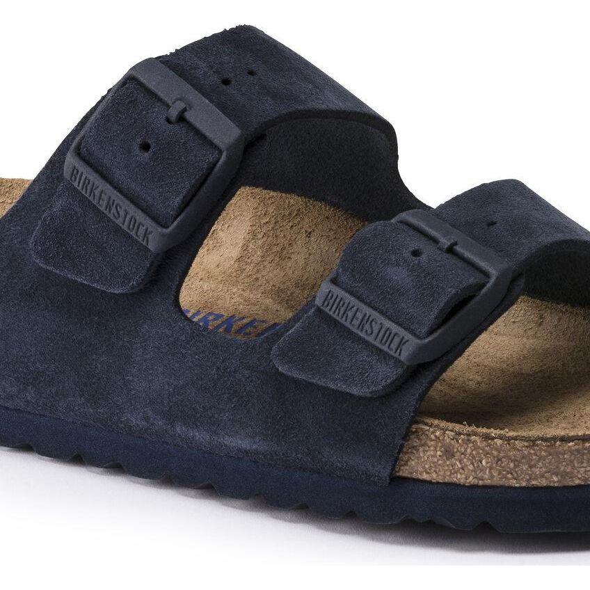 Birkenstock M Sandals M Arizona SFB, Navy Suede