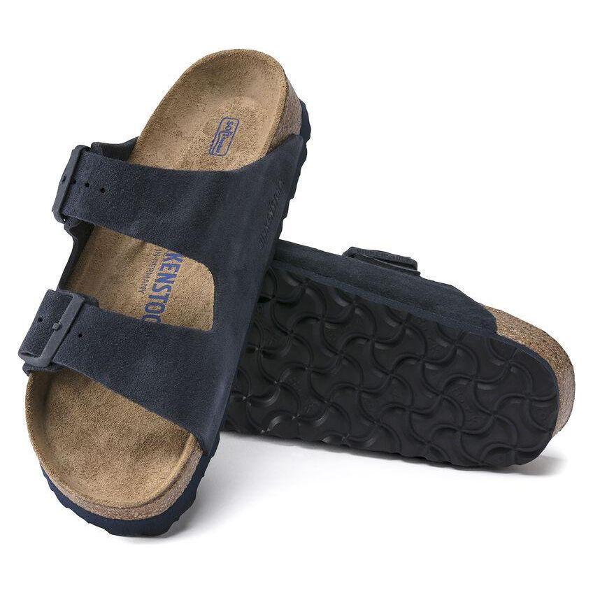 Birkenstock M Sandals M Arizona SFB, Navy Suede