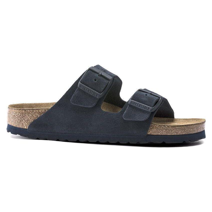 Birkenstock M Sandals M Arizona SFB, Navy Suede