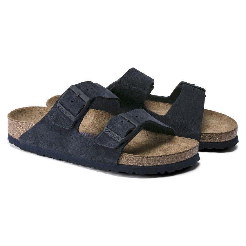 Birkenstock M Sandals M Arizona SFB, Navy Suede