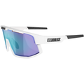 BLIZ Sunglasses One Size Vision, Matt White / Smoke with Blue