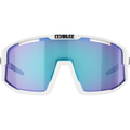 BLIZ Sunglasses One Size Vision, Matt White / Smoke with Blue