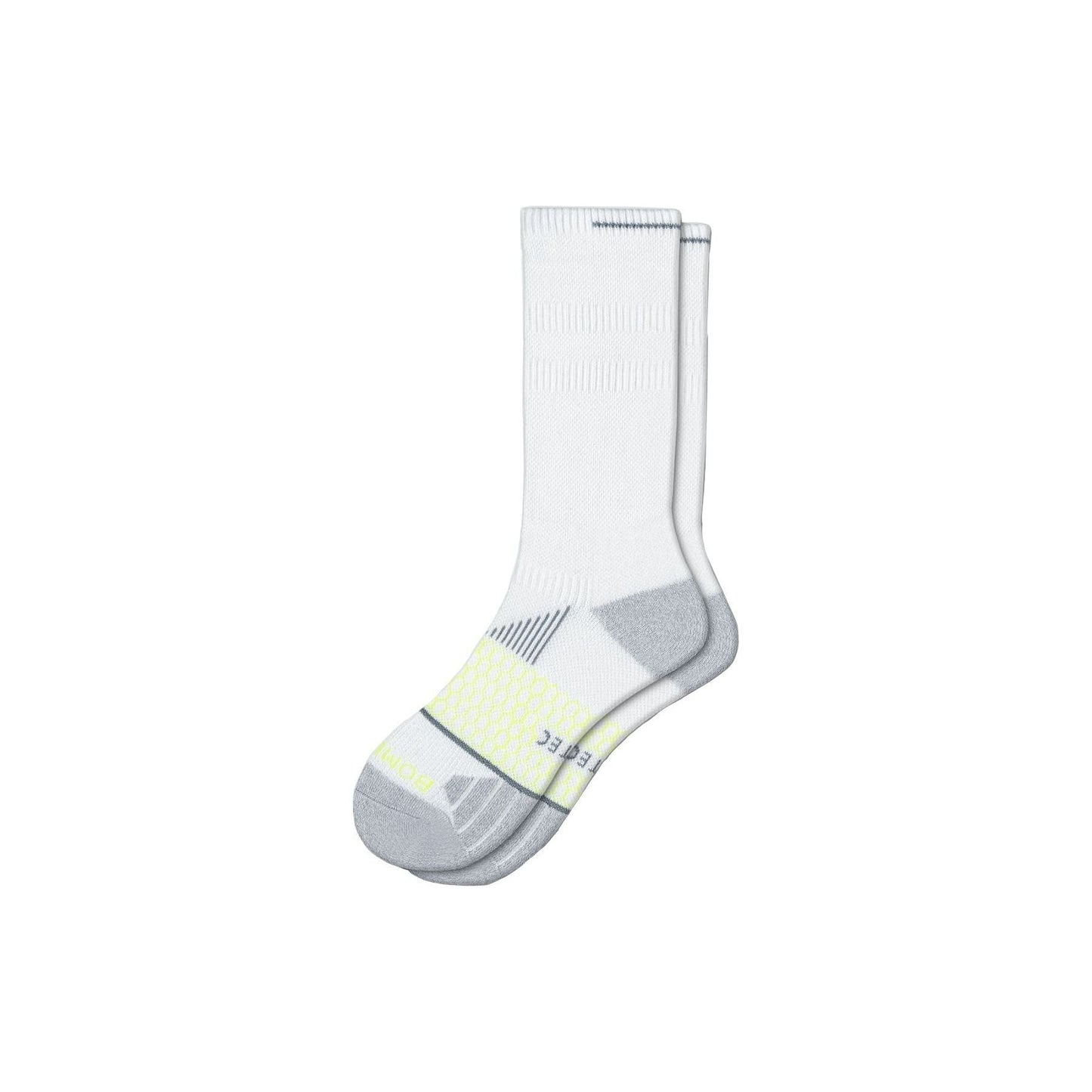 Bombas Socks Women's Performance Tennis Calf, White