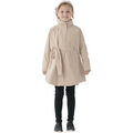 BRGN K Outerwear Kids Bris Poncho, Beige