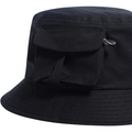 Cableami Bucket Hat Ventile Bucket Hat w/ Pocket, Black