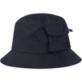 Cableami Bucket Hat Ventile Bucket Hat w/ Pocket, Black