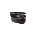 Clare V W Bags Velvet Leather Fanny Pack, Black