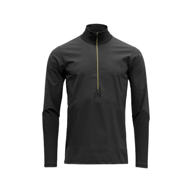 M Running Cover Zip Neck, Caviar