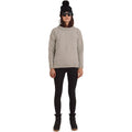 Devold Sweaters W Nansen Split Seam Sweater, Grey Melange