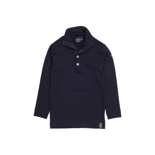 Devold U Sweaters Blaatroie Button Neck, Navy