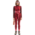 Devold W Base Layer W Kvitegga Cross Neck, Beetroot