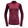 Devold W Base Layer W Kvitegga Cross Neck, Beetroot