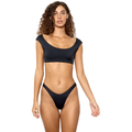 Dos Gardenias W Swimsuit Cove Bottom, Mustard